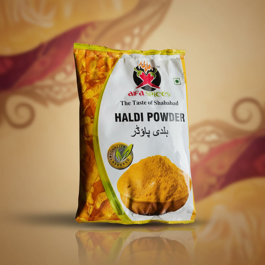 Alfa Pure Golden Haldi Powder (Premium Turmeric) – 100% Natural & High Curcumin